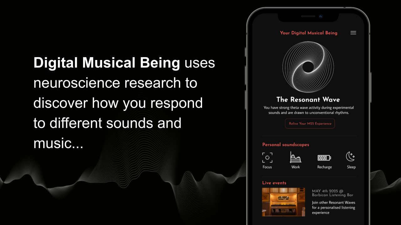 Digital Musical Being concept — the winning route from user testing